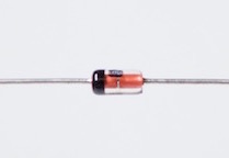 Diode in axial glass package